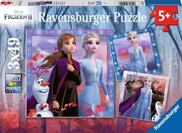 Puzzle 3x49 pièces - Le voyage commence / Disney La Reine des Neiges 2