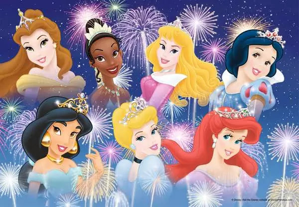 Puzzle 2x24 pièces - Les princesses réunies / Disney Princesses