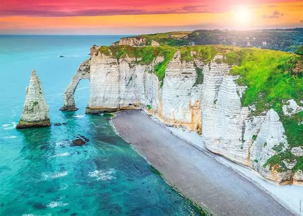 Puzzle 1000 pièces - Les falaises d'Etretat