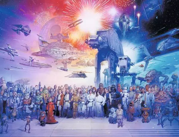 Puzzle 2000 pièces - L'univers Star Wars