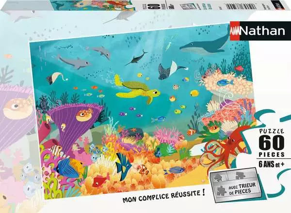 Puzzle 60 pièces - Les animaux des océans