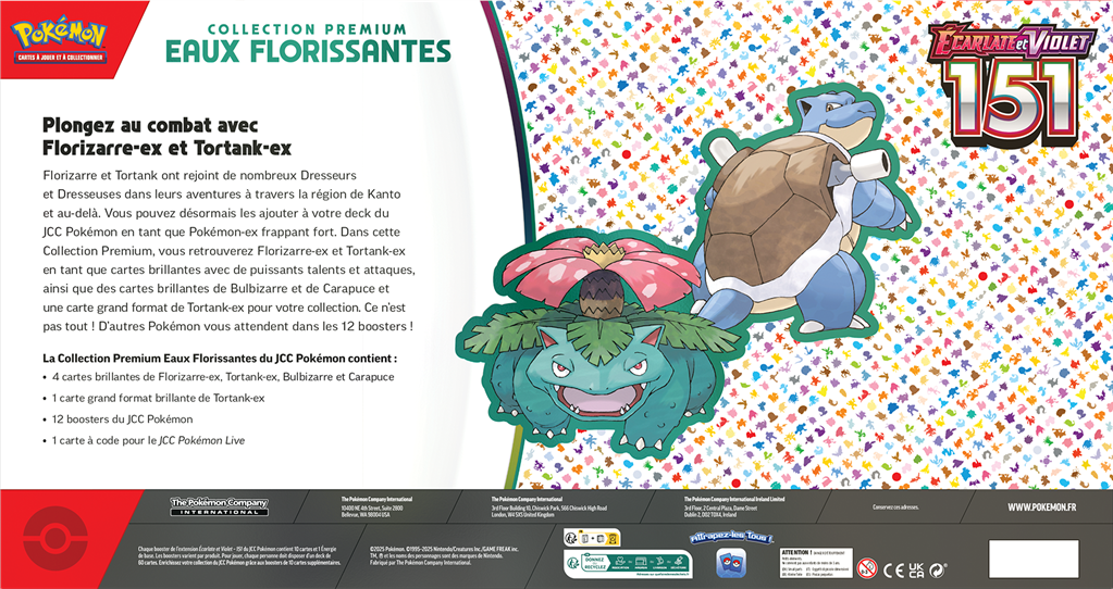 Pokémon EV 3.5 151 : Coffret Premium Eaux Florissantes