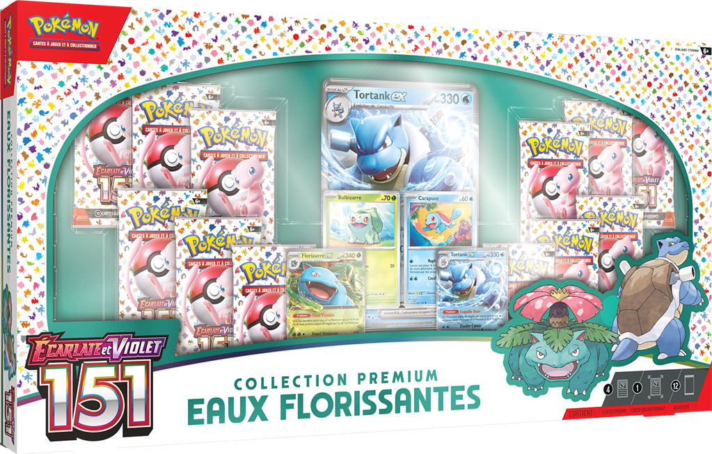 Pokémon EV 3.5 151 : Coffret Premium Eaux Florissantes