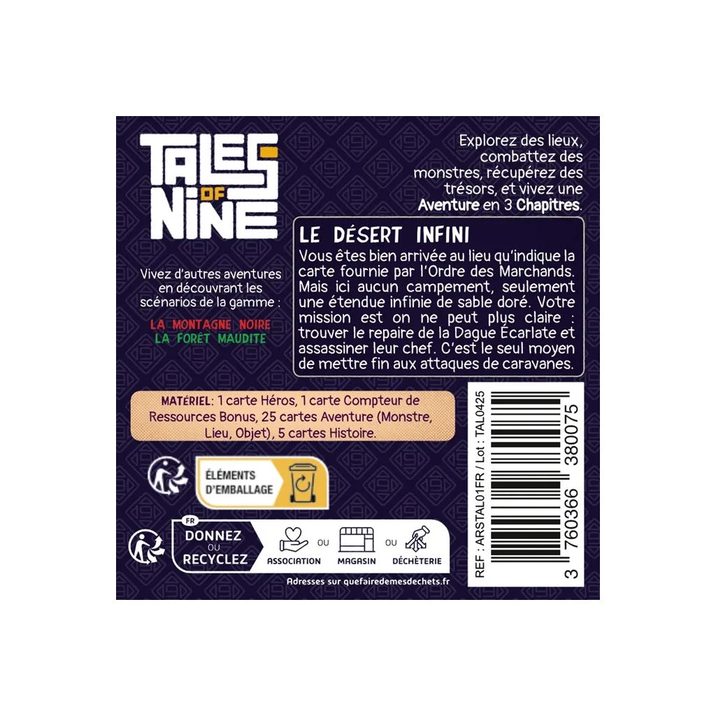 Tales Of Nine 3 - Le Désert Inifni