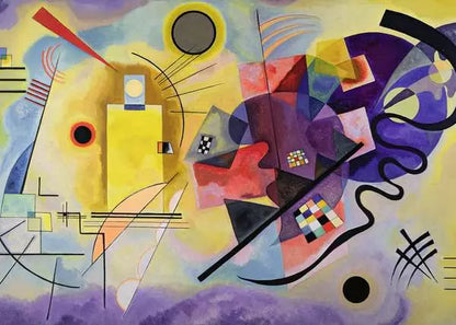 Puzzle 1000 pièces - Jaune-rouge-bleu / Vassily Kandinsky
