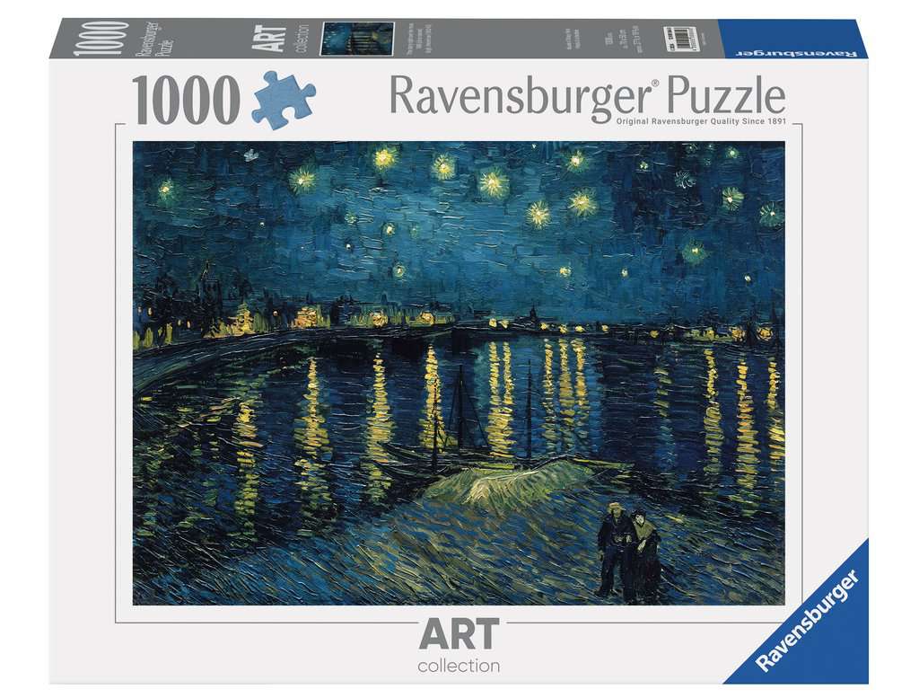 Puzzle 1000 pièces - Nuit étoilée sur le Rhône - Van Gogh