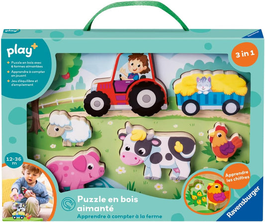 Puzzle en bois aimanté