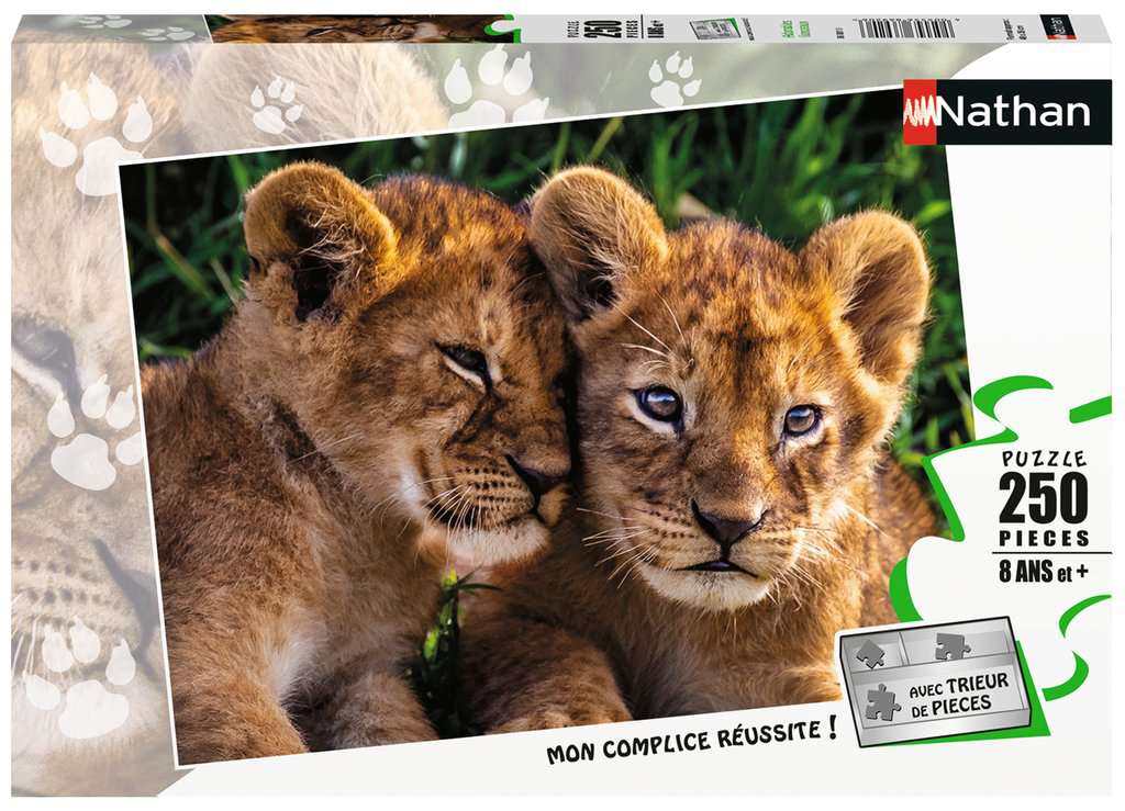 Puzzle 250 pièces - Adorables Lionceaux