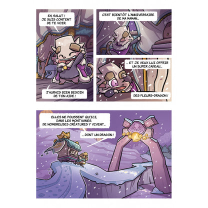 Chatons et Dragons, les Fleurs-dragon - BD Petit Héros (Copie)
