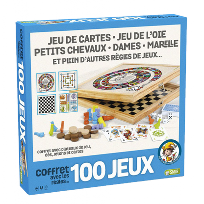 Coffret 100 Jeux Junior en Bois