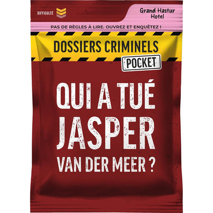 Dossiers Criminels Pocket - Qui a tué Jasper Van Der Meer ?