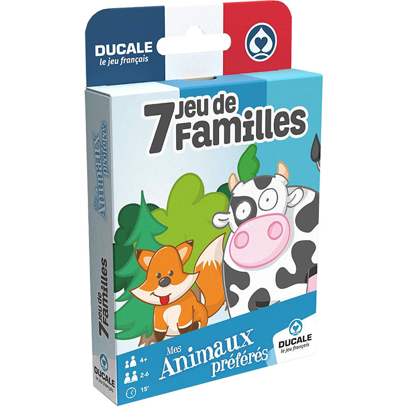 Jeu de 7 familles - Mes animaux préférés