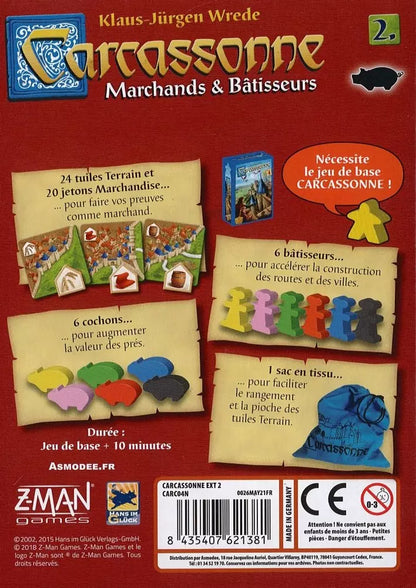 Carcassonne : Marchands et Bâtisseurs (Ext)