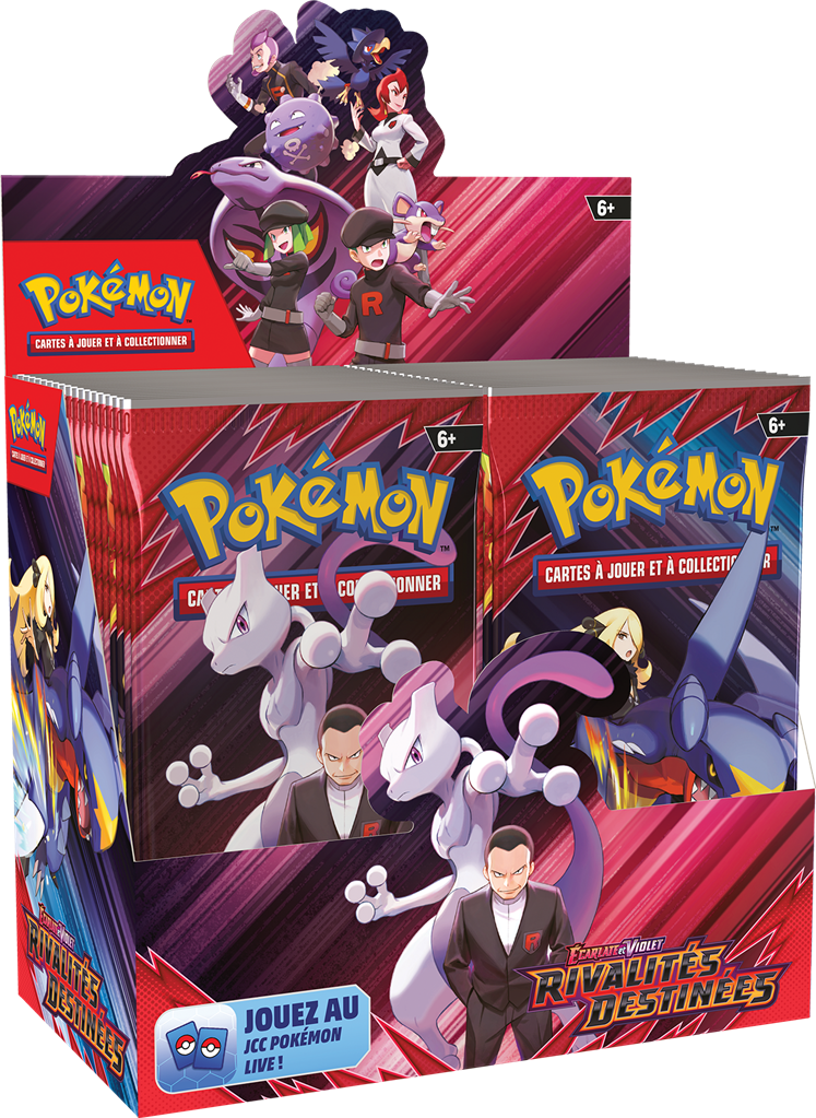 Pokémon EV 10 Rivalités Destinées : Display 36 Boosters