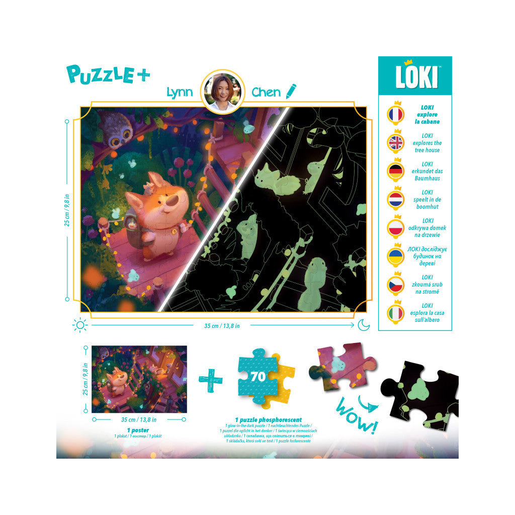 Puzzle Loki explore la Cabane - 70 pièces
