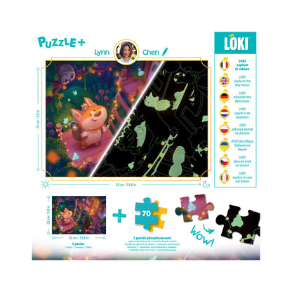 Puzzle Loki explore la Cabane - 70 pièces