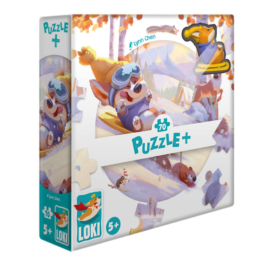 Puzzle Loki fait de la Luge - 70 pièces