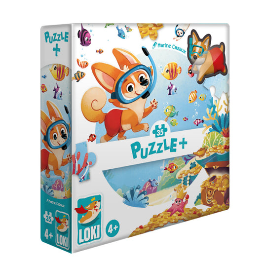 Puzzle Loki fait de la Plongée - 35 pièces