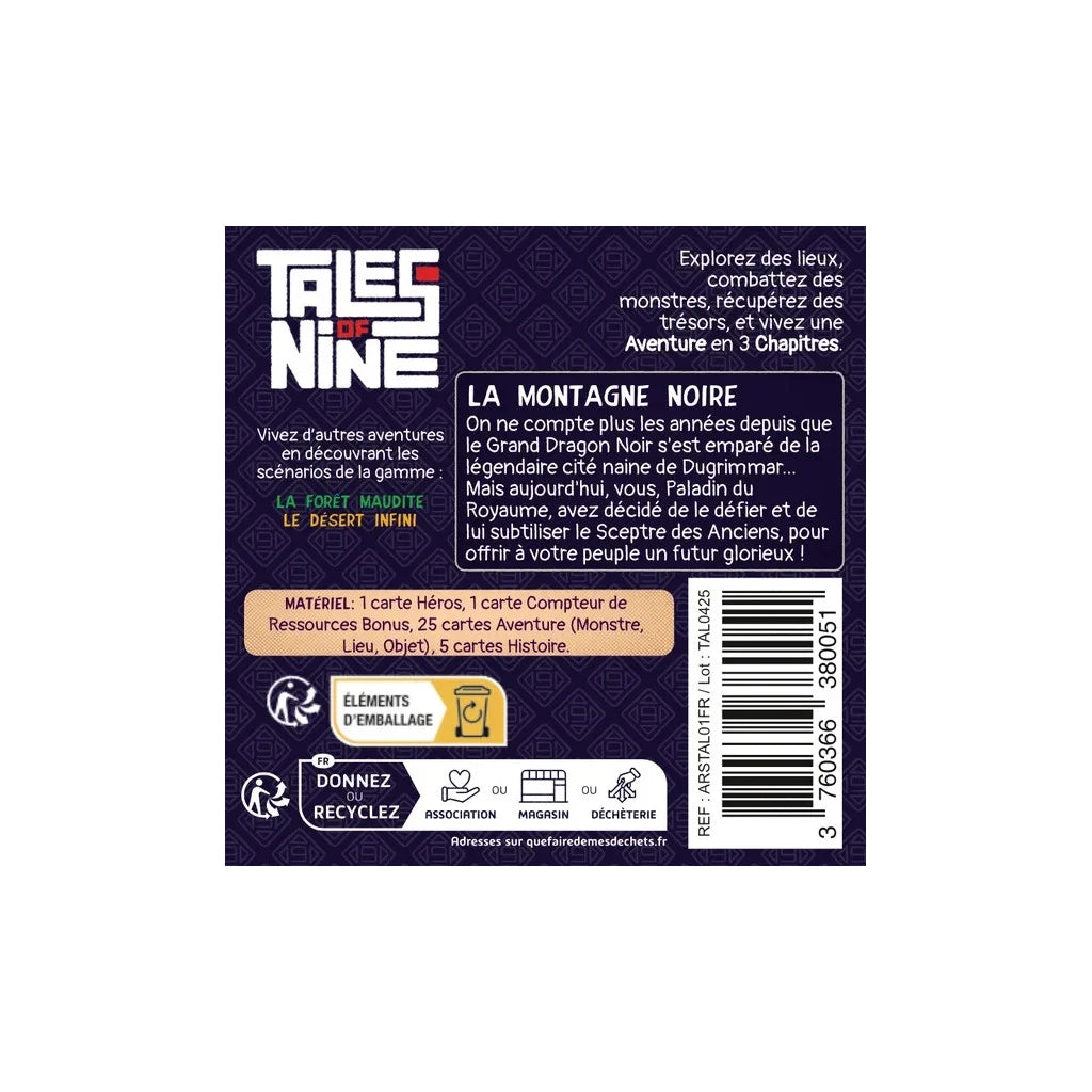 Tales Of Nine 1 - La Montagne Noire